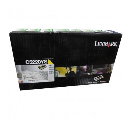 TONER LEXMARK C5220YS AMARILLO, NUEVO OFERTA   C5220YS