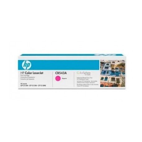 TONER HP 125A CB543A MAGENTA CAJA BLANCA, NUEVO OFERTA   125A