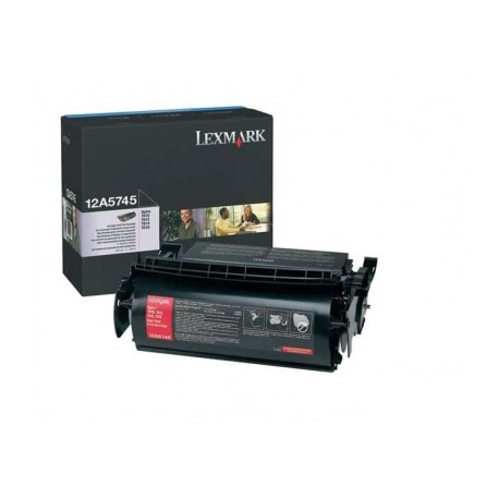 TONER LEXMARK 12A5745 NEGRO, NUEVO OFERTA   12A5745