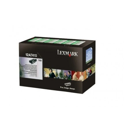 TONER LEXMARK 12A7415 NEGRO, NUEVO OFERTA   12A7415