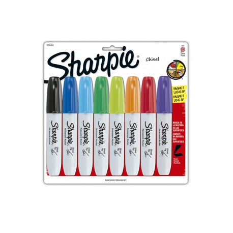 MARCADORES SHARPIE  CHISEL 8 PIEZAS, NUEVO OFERTA   CHISEL