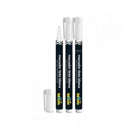 MARCADORES TINTA BLANCA 3 PZAS INDICATO, NUEVO OFERTA   041419