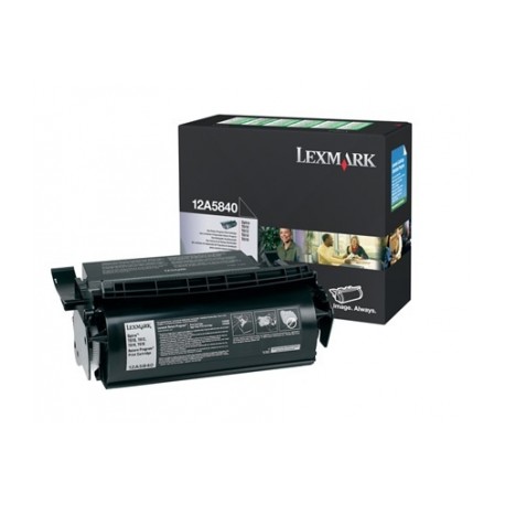 TONER LEXMARK 12A5840 NEGRO, NUEVO OFERTA   12A5840