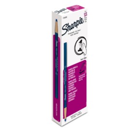 MARCADOR DE CERA SHARPIE AZUL, 12 PZAS NUEVO OFERTA   CERA AZUL