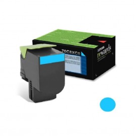 TONER LEXMARK 70C8XC0 CYAN, NUEVO OFERTA   70C8X